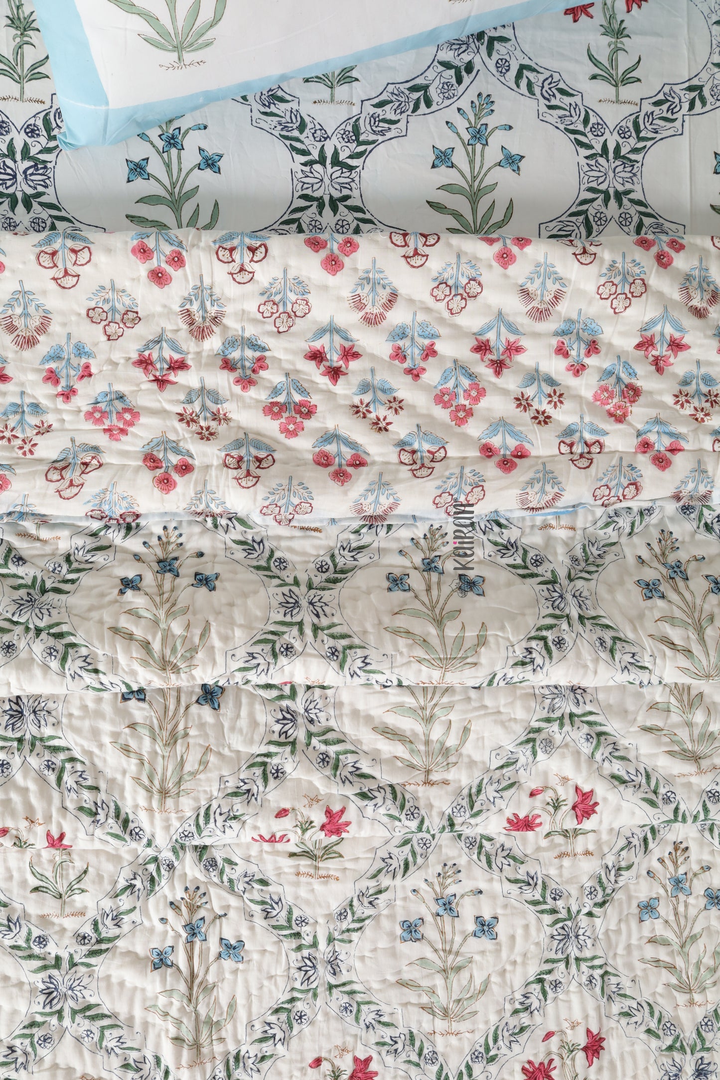 AMRITSAR HAND BLOCK PRINTED QUILT