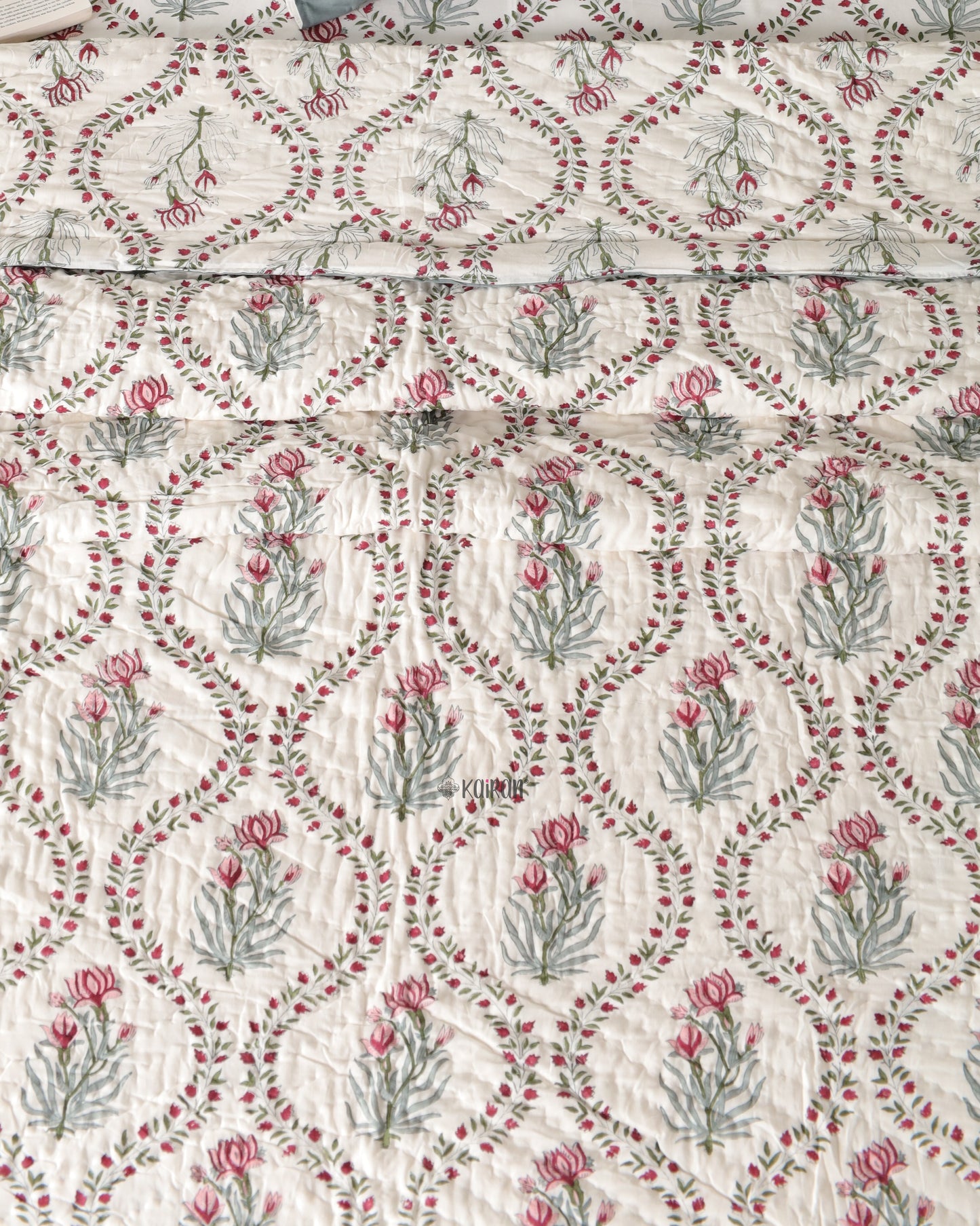 BANARAS HAND BLOCK PRINTED QUILT