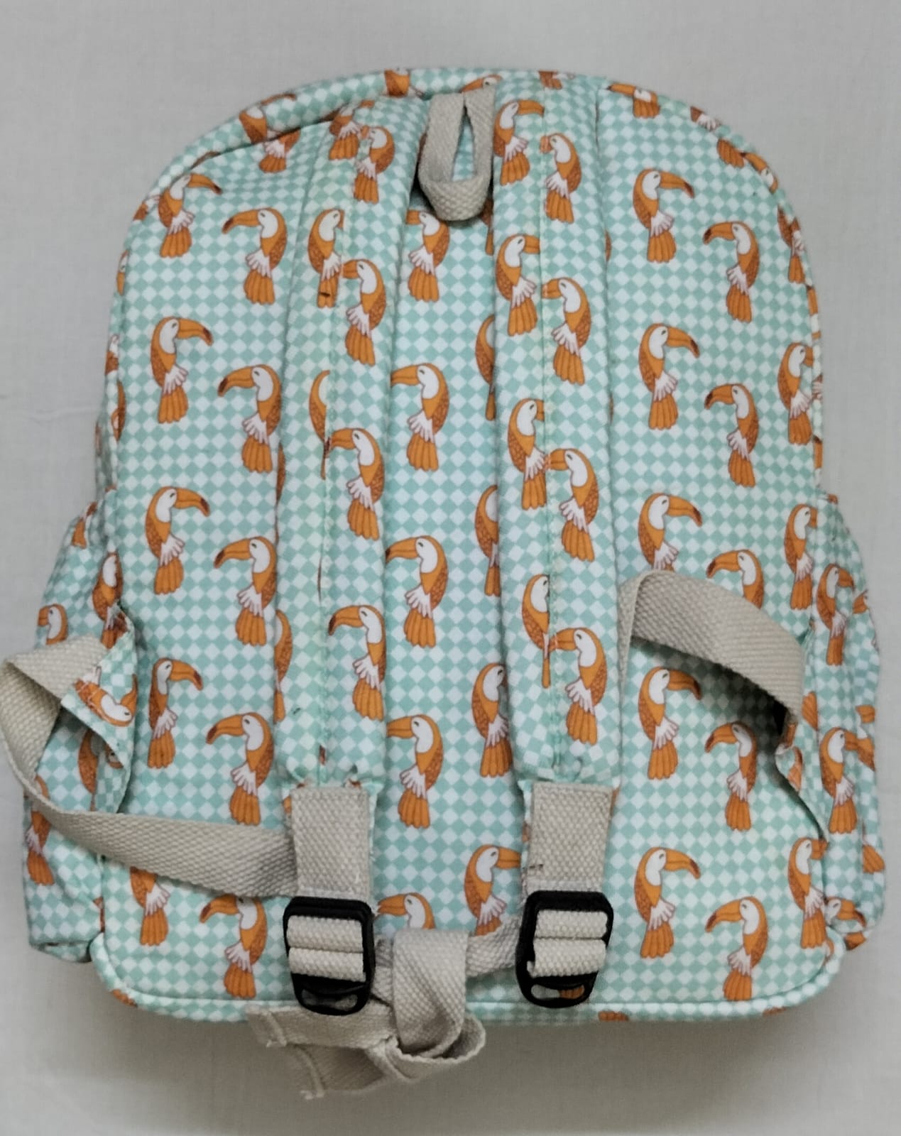 Backpack Toucan Print Personalized Bag