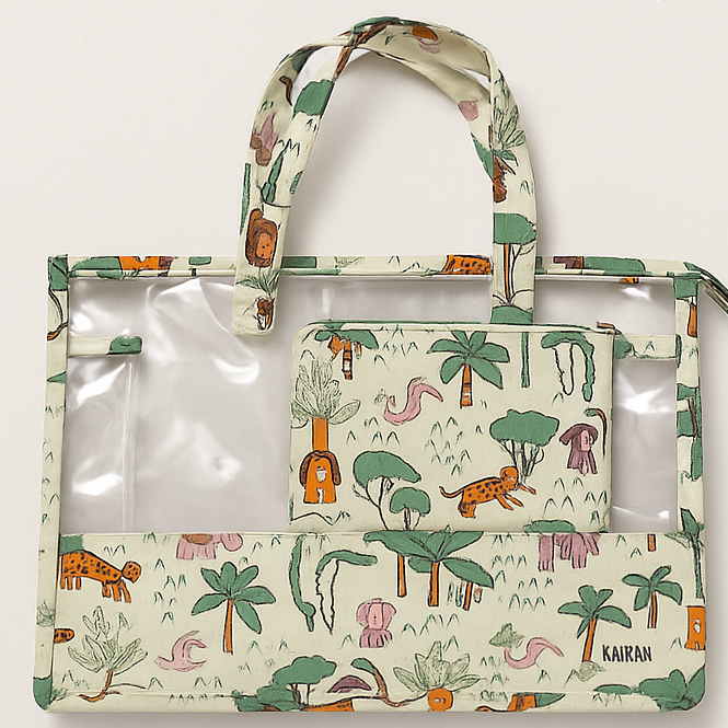 Swim/Art Jungle Book Print Personalised Bag