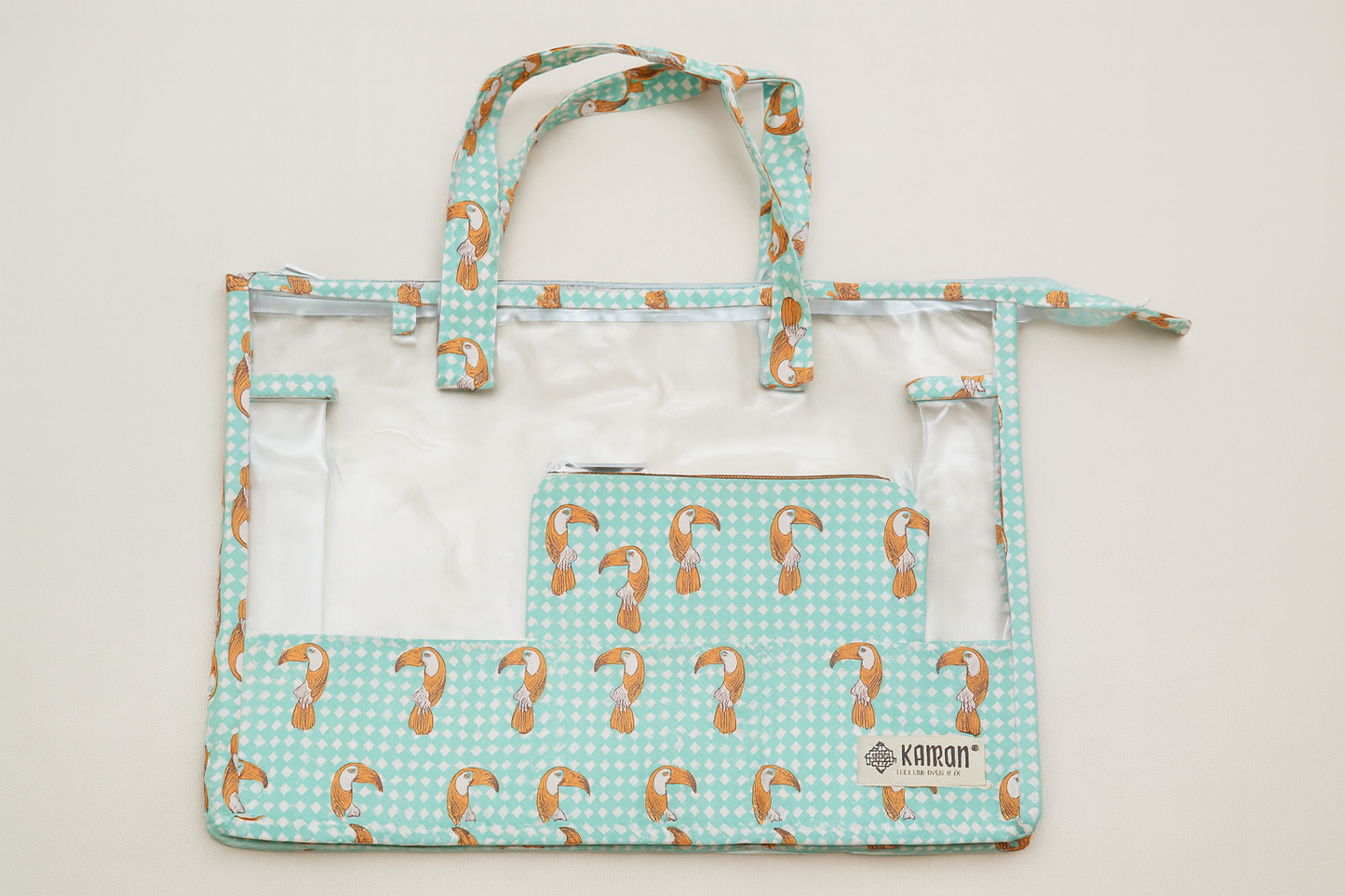 Swim/Art Toucan Print Personalised Bag