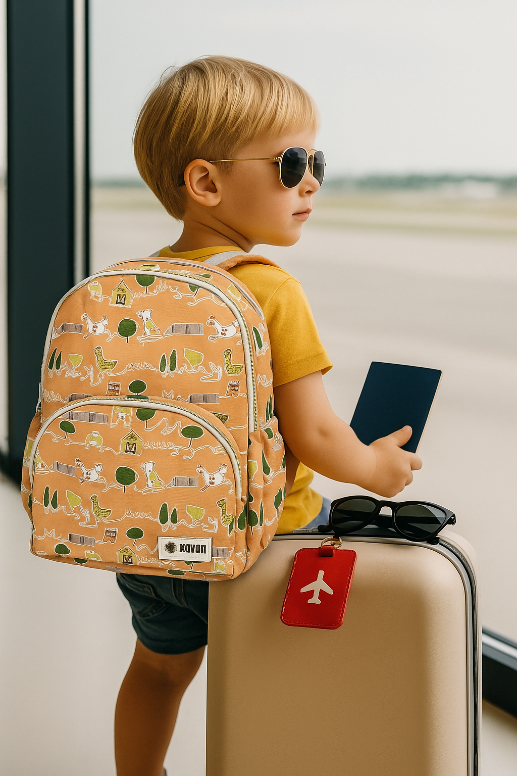 Backpack Old MacDonald Print Personalized Bag