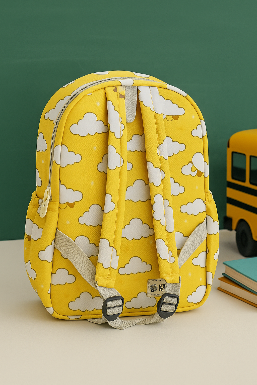 Backpack Clouds Print Personalized Bag