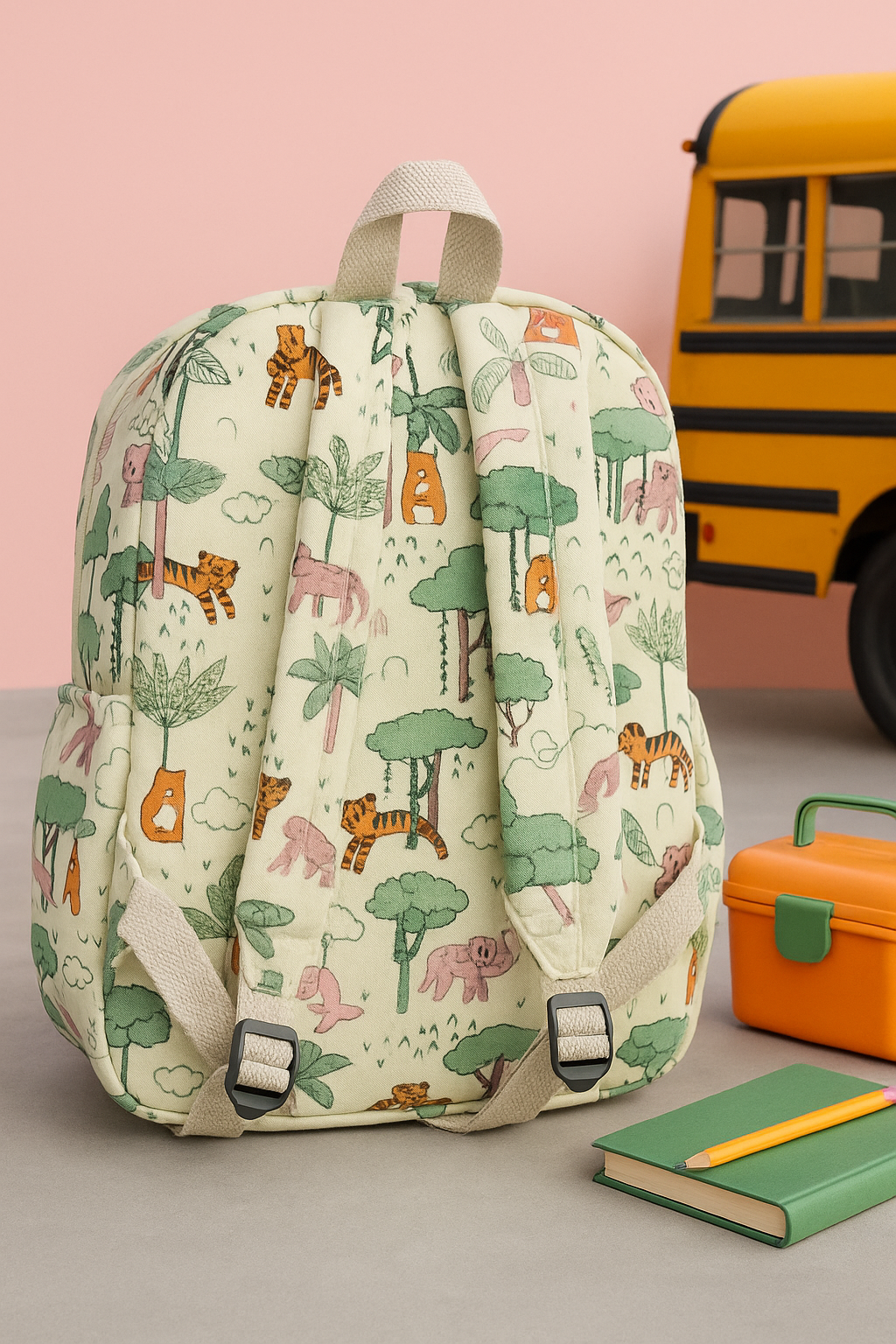 Backpack Jungle Book Print Personalized Bag