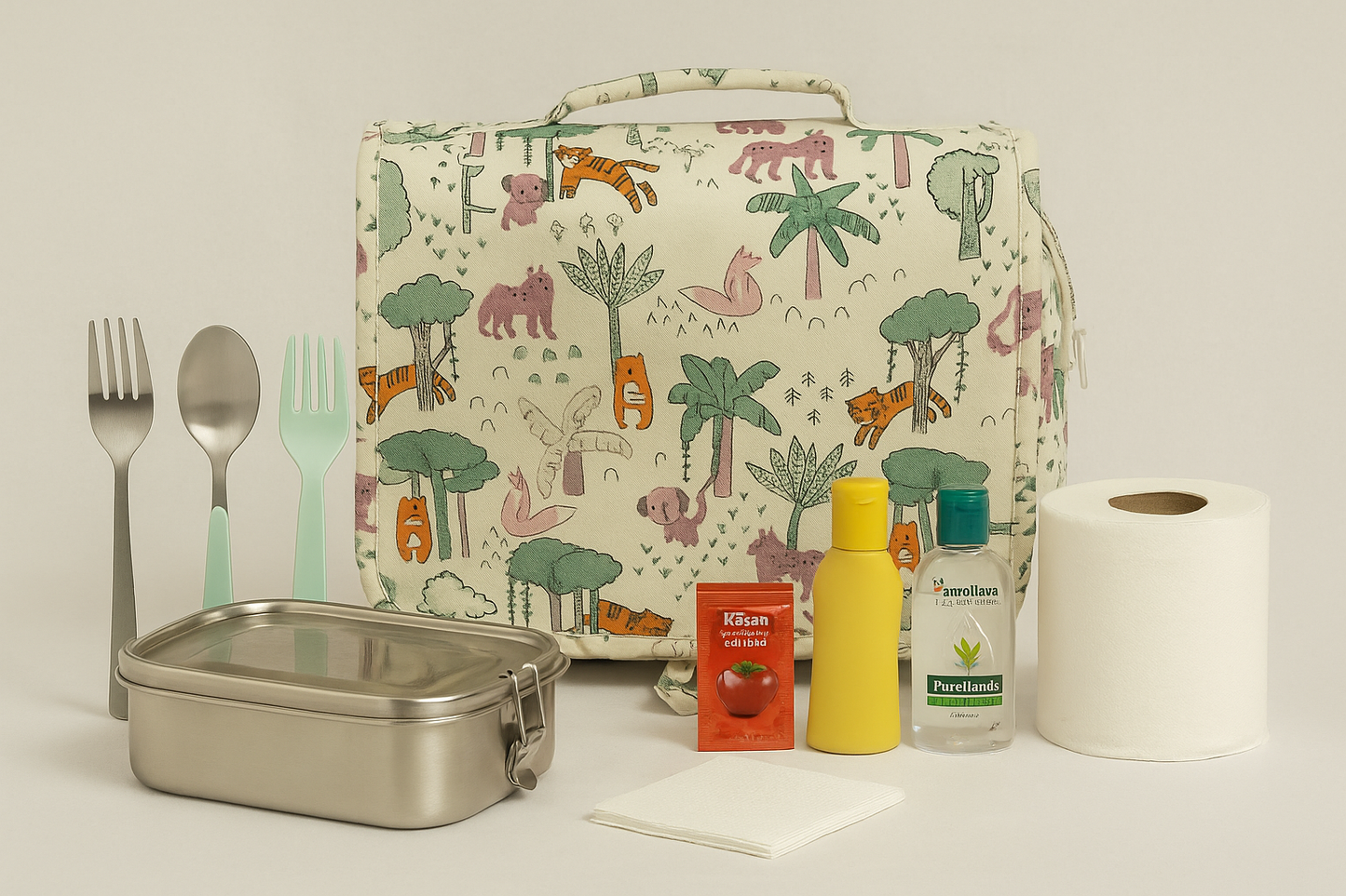 Lunch Bag Jungle Book Print Personalized Bag