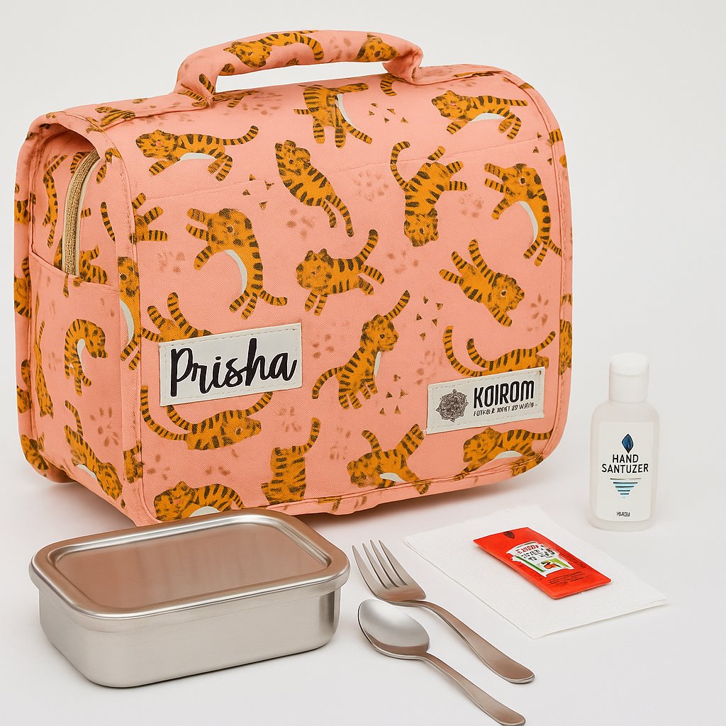Lunch Bag Little Tigress Print Personalized Bag