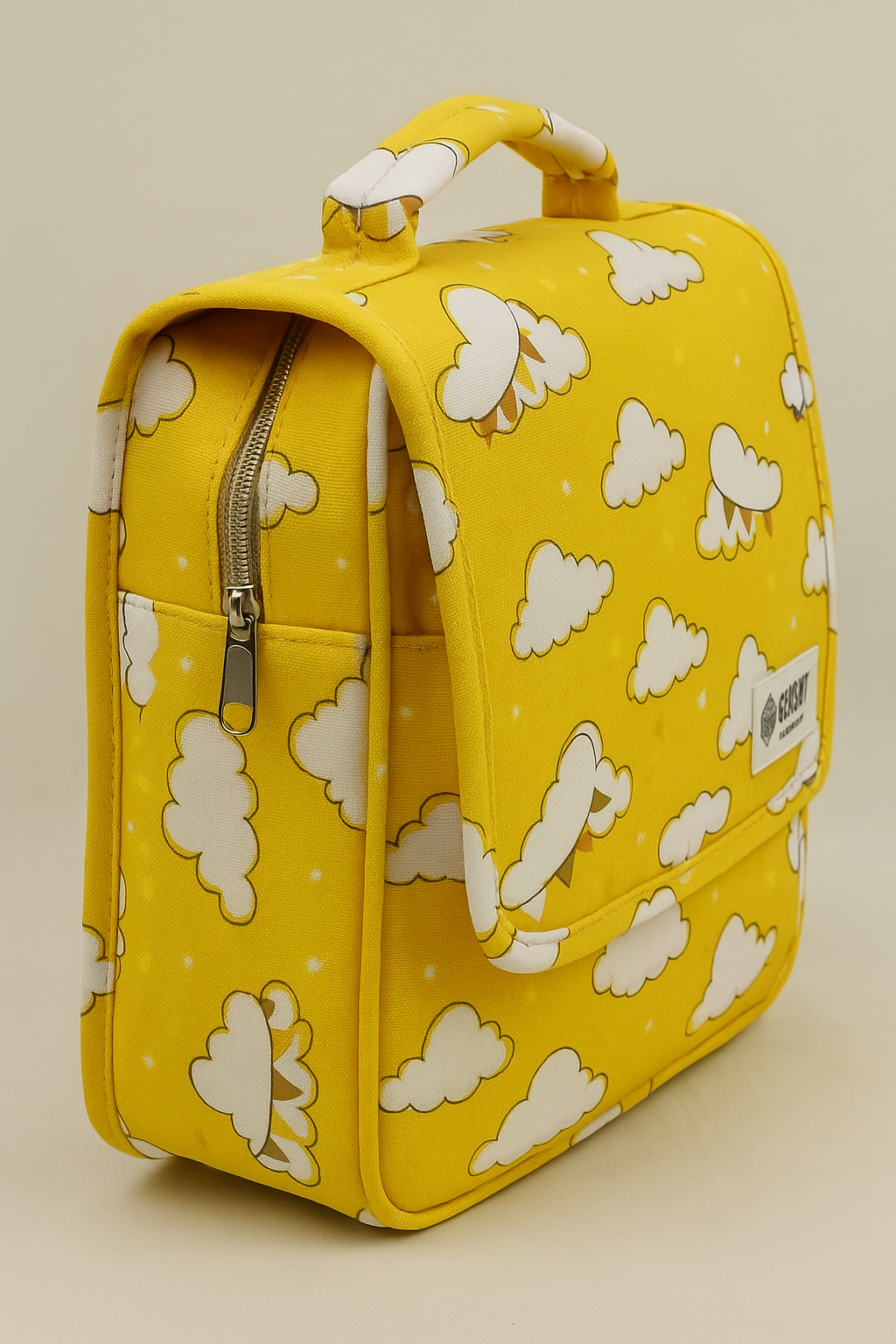Lunch Bag Clouds Print Personalized Bag