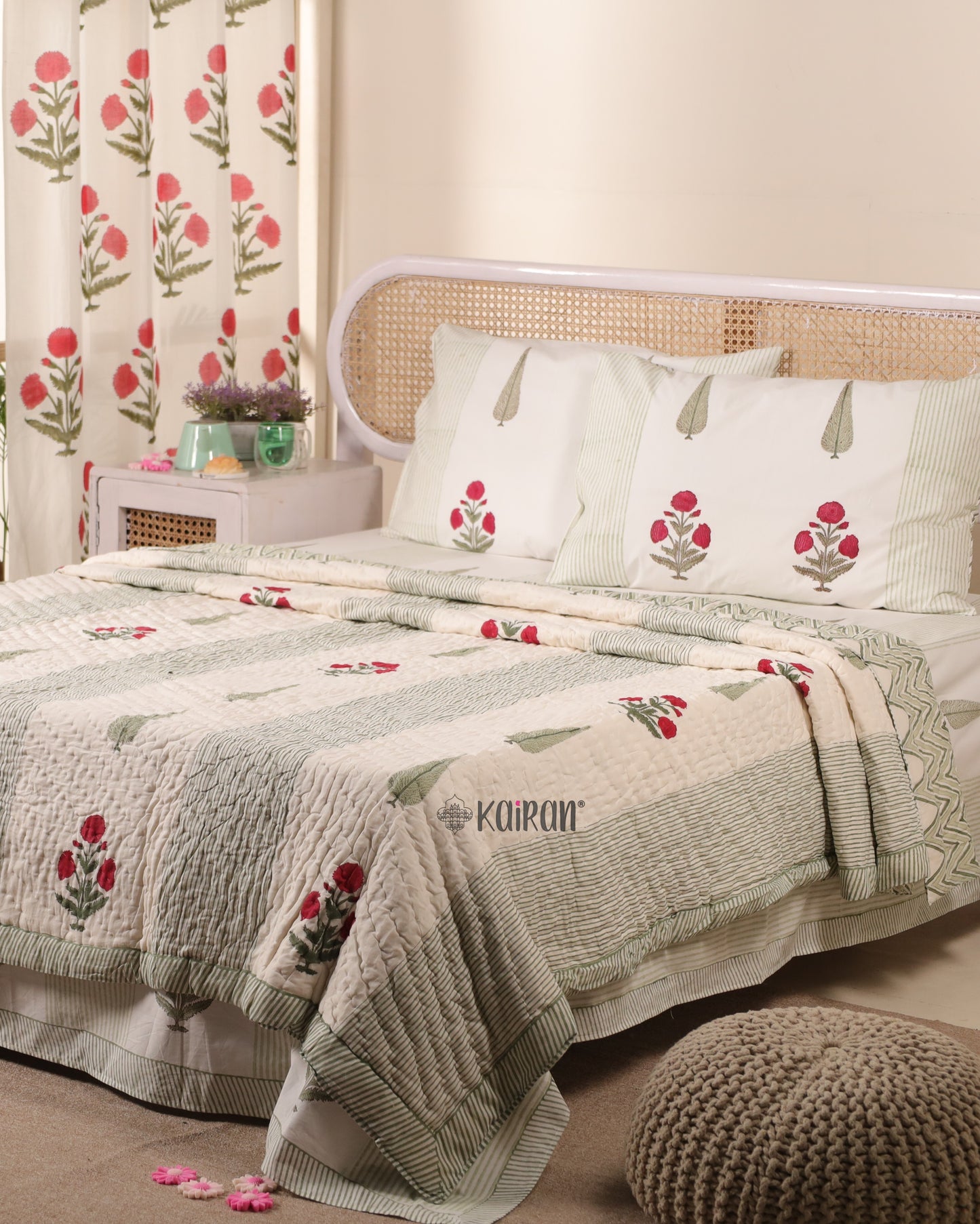 GULMARG HAND BLOCK PRINTED CURTAINS