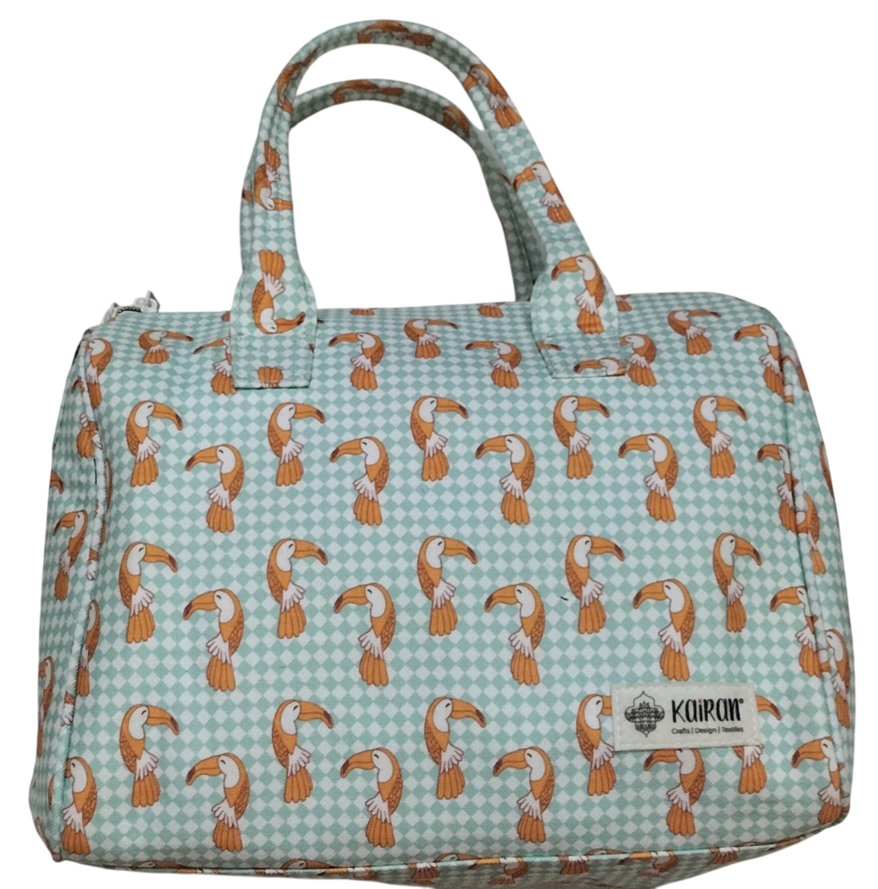 Mini Duffle/Diaper Toucan print Personalised Bag