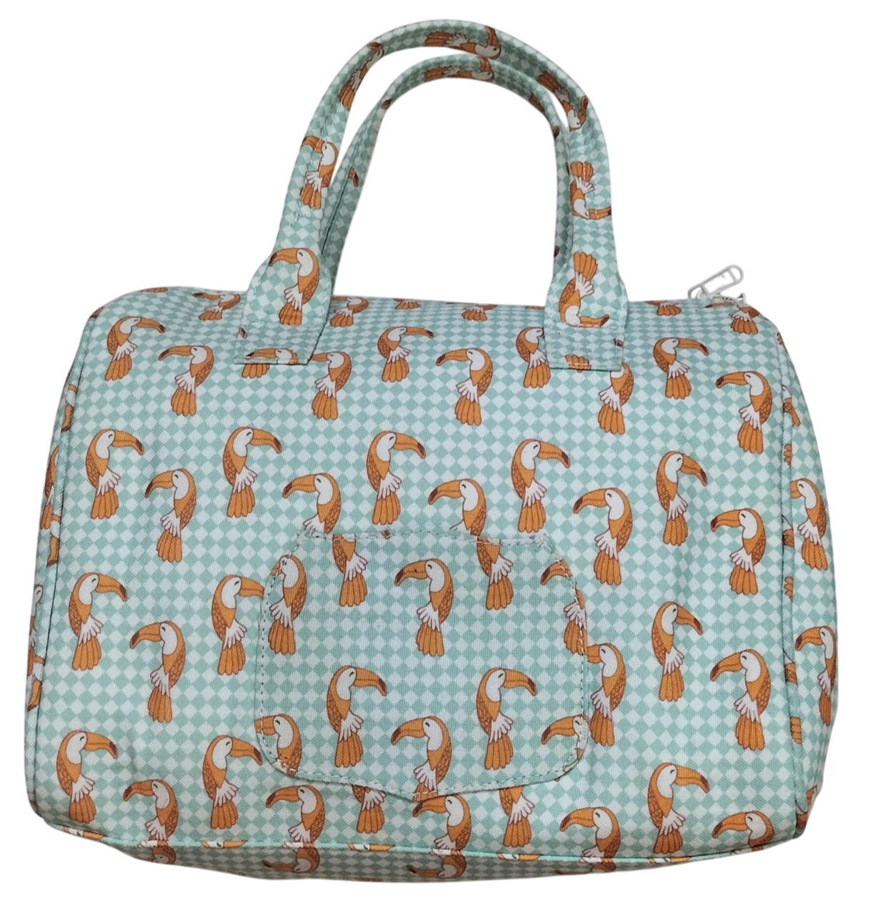 Mini Duffle/Diaper Toucan print Personalised Bag