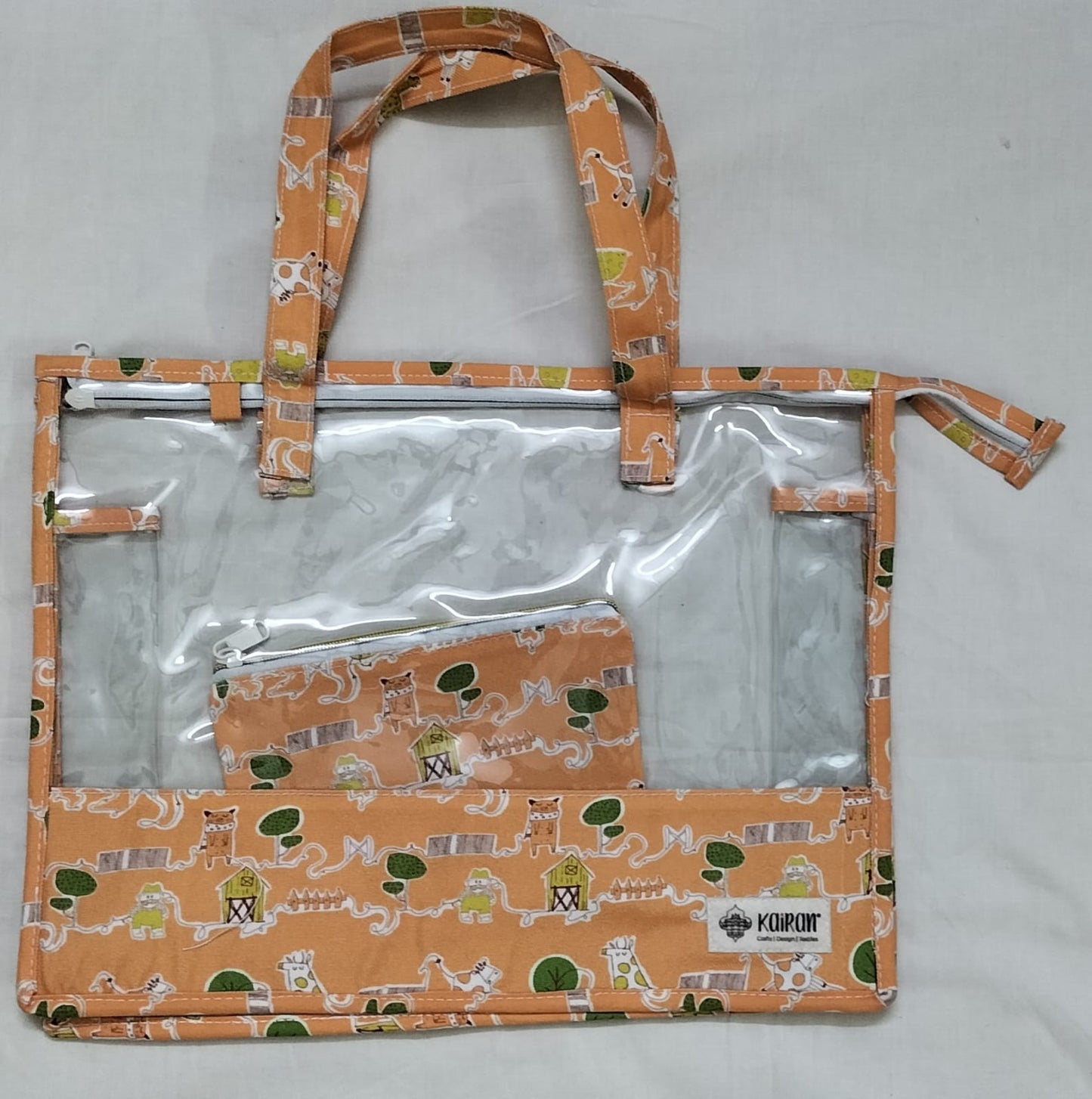 Swim/Art Old MacDonald Print Personalised Bag