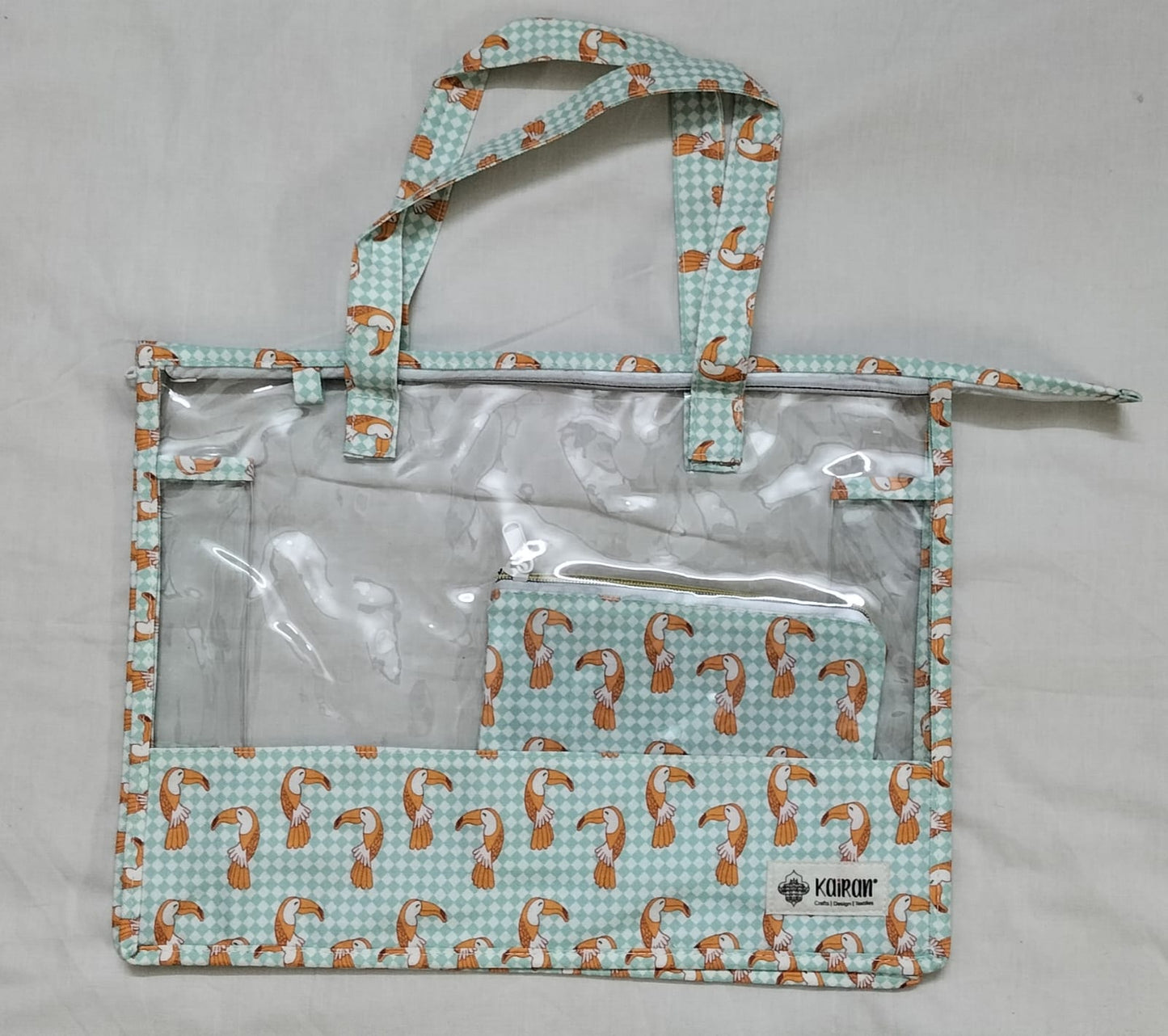 Swim/Art Toucan Print Personalised Bag