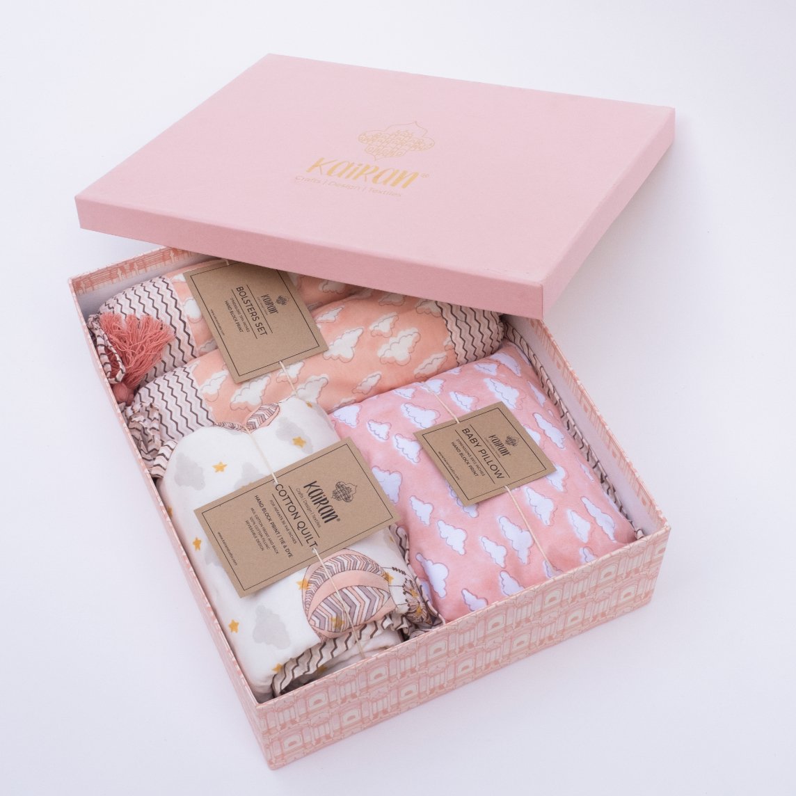 The Roaring Princess Welcome To The World baby Hamper Set of 4 Pcs