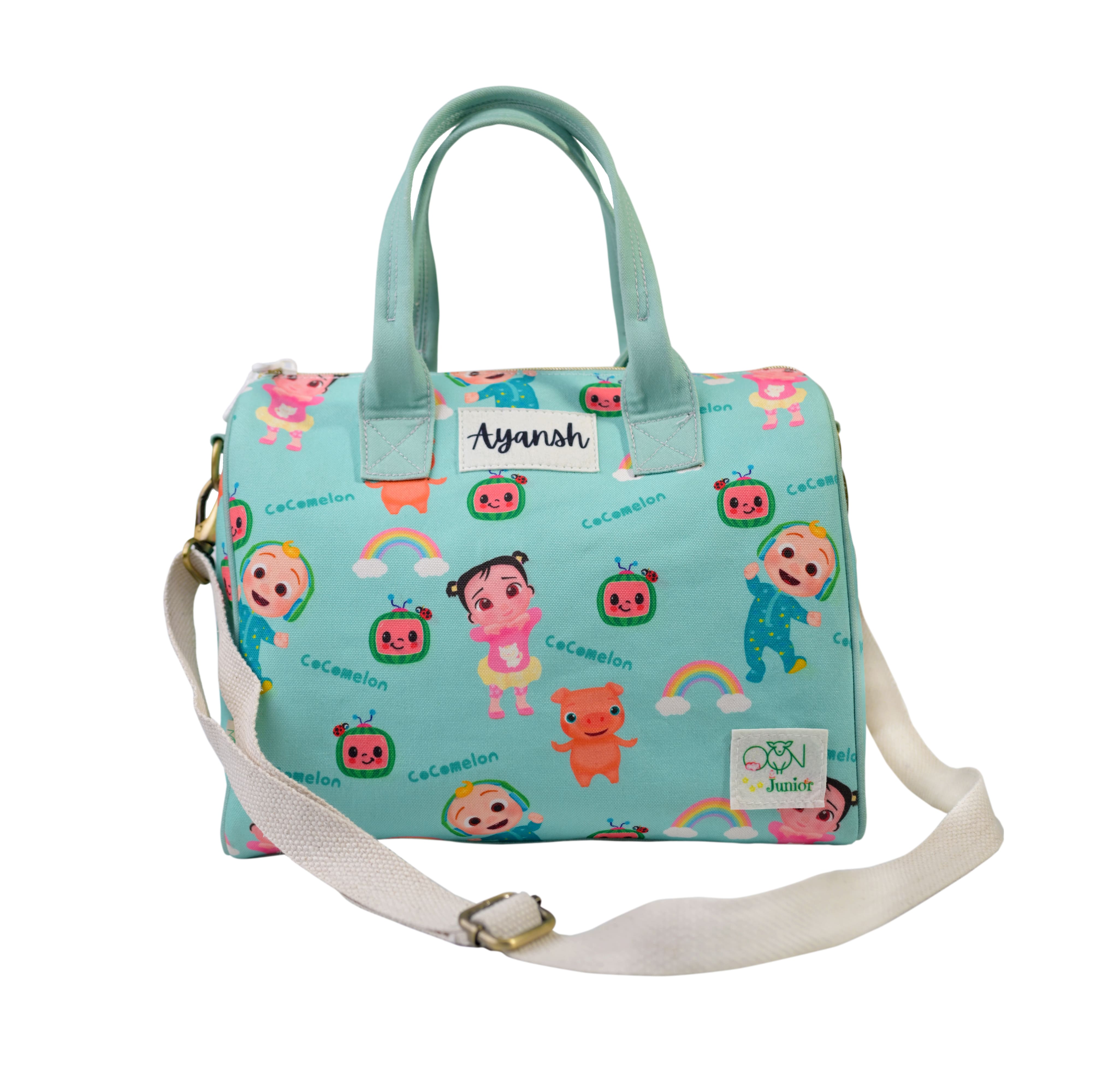 Junior Little Explorers Personalised  Mini Duffle/Diaper  Bag