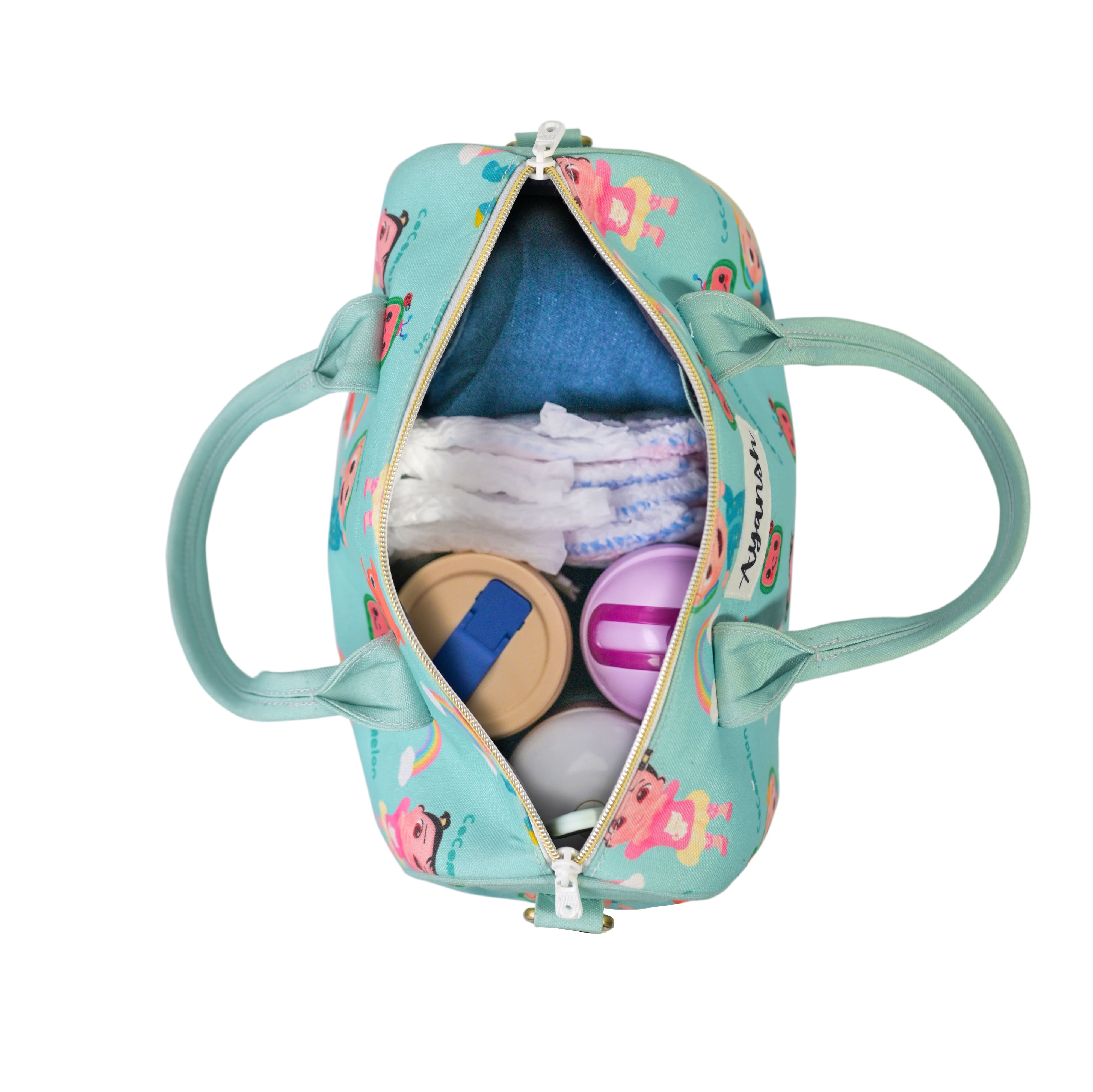 Junior Little Explorers Personalised  Mini Duffle/Diaper  Bag