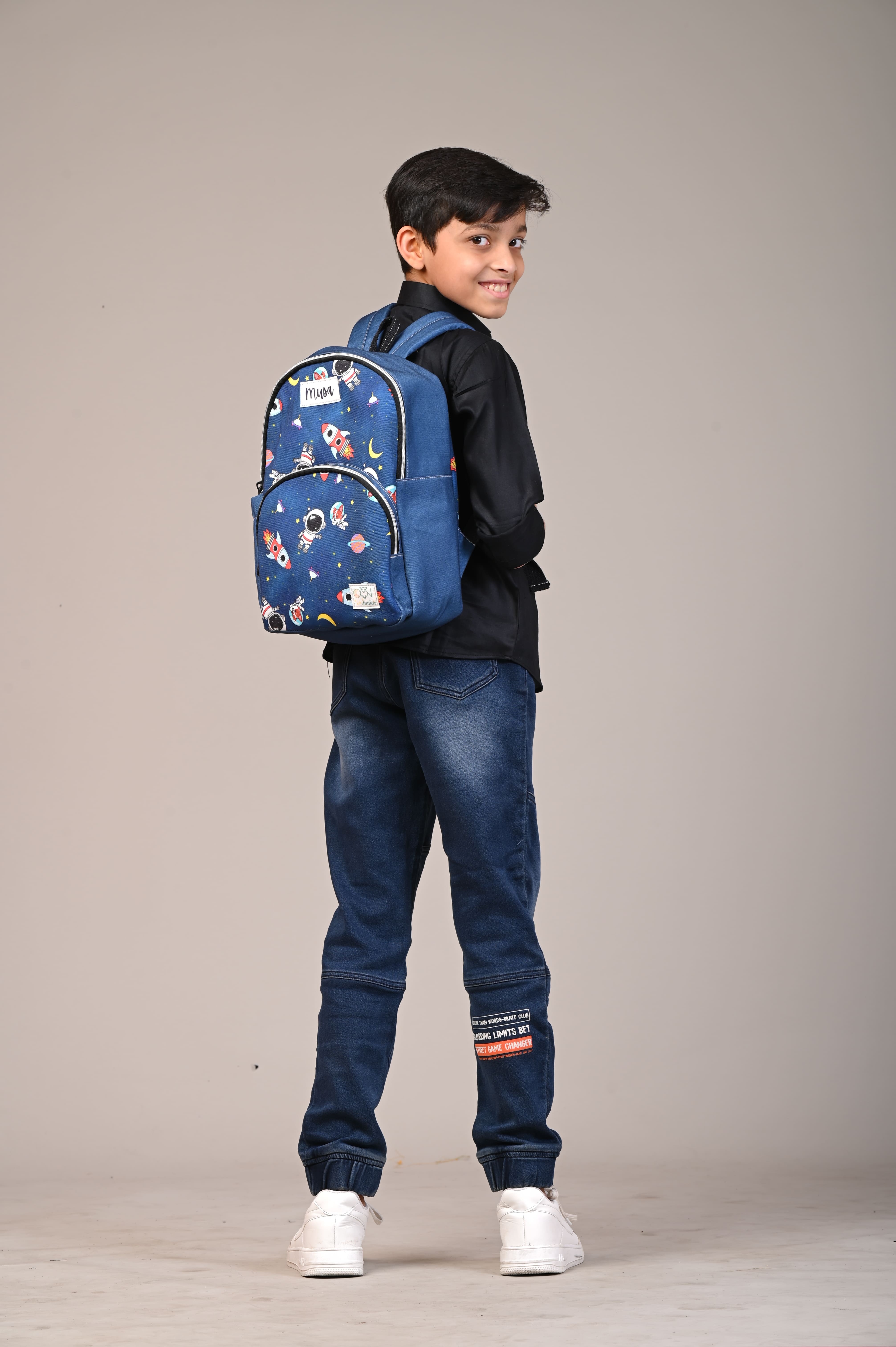 Junior Way to School Personalised Backpack