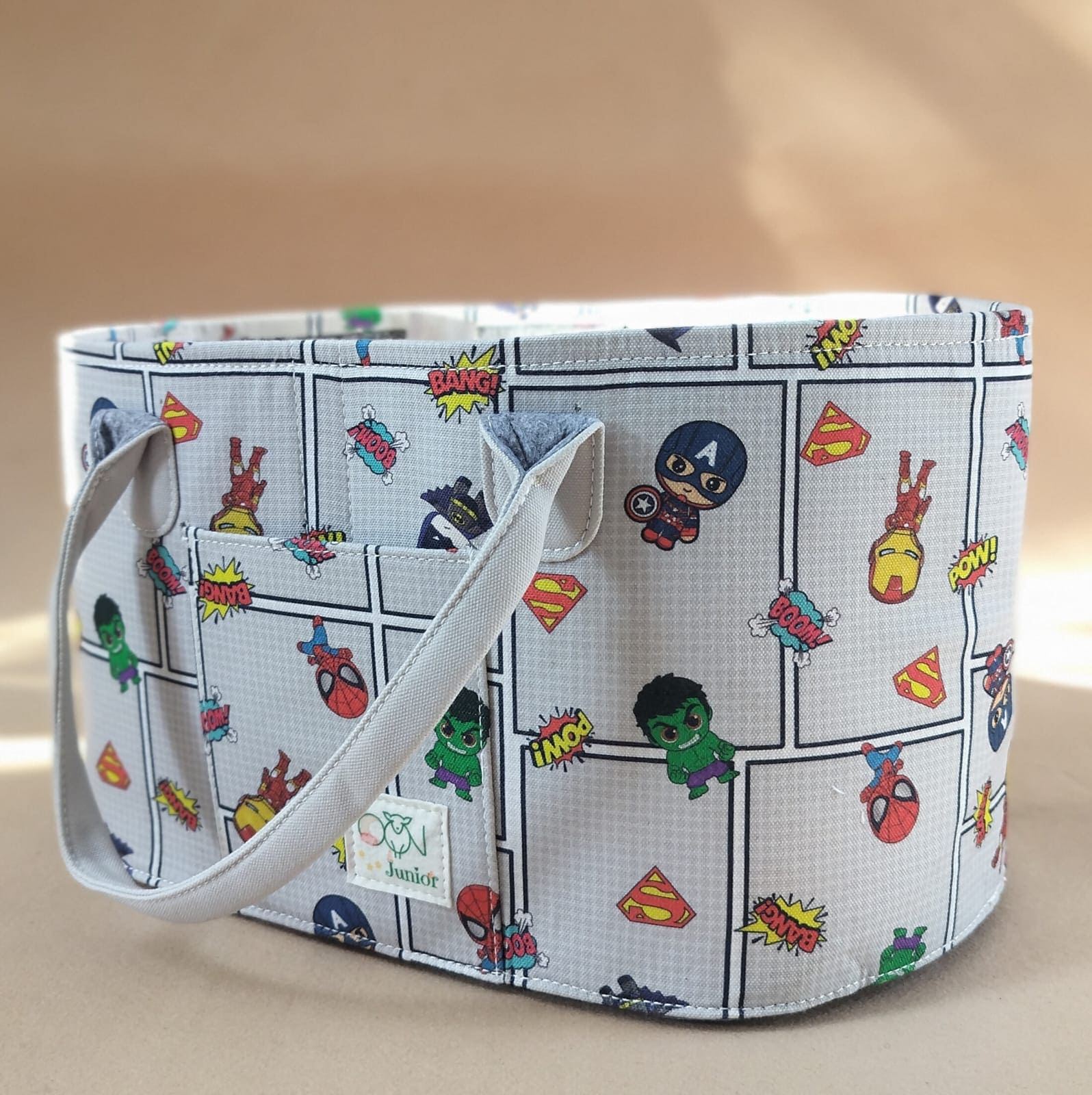 Junior Mess Free Oval Personalised Diaper Caddy