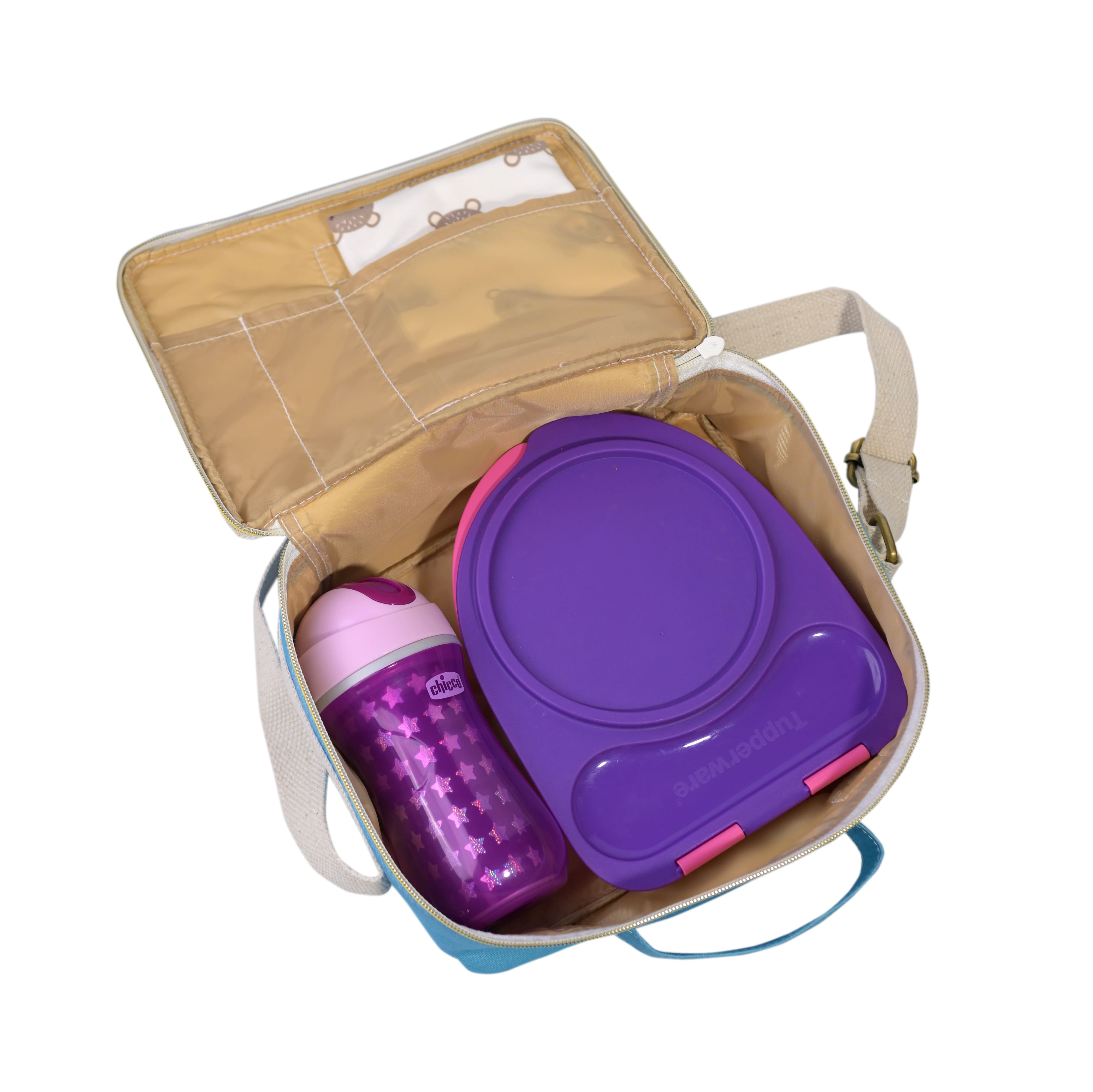 Junior Hot Meal Personalised Tiffin Bag cum Organiser