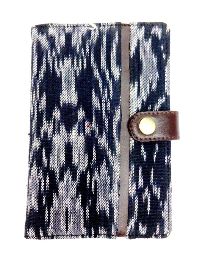 Black Ikat Handcrafted - Meraki Passport holder