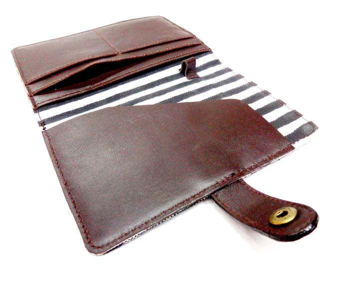 Black Ikat Handcrafted - Meraki Passport holder