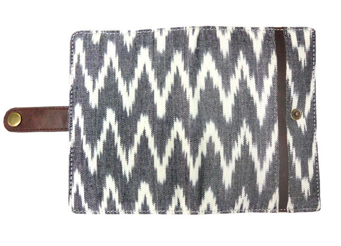 Gray Ikat Handcrafted - Meraki Passport holder