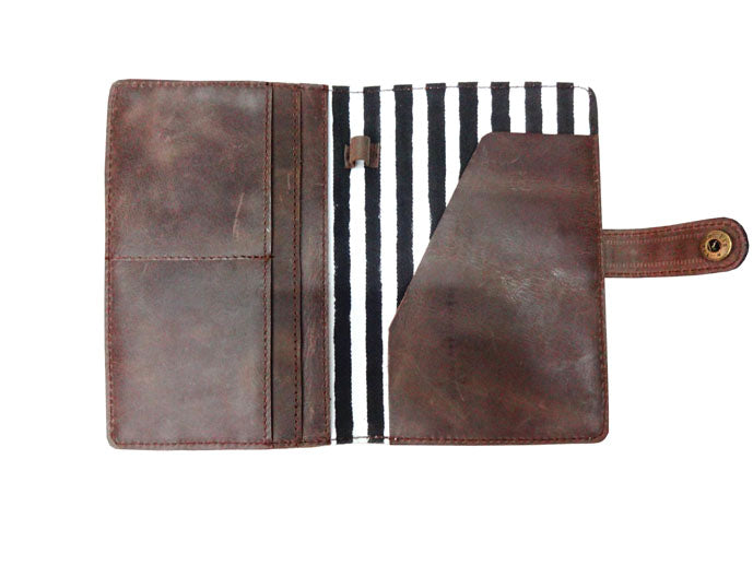 Gray Ikat Handcrafted - Meraki Passport holder