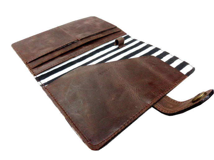 Gray Ikat Handcrafted - Meraki Passport holder