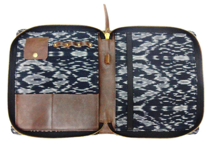 Black Ikat Handcrafted - Studio Organizer