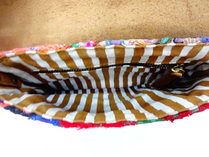 Multi colour handcrafted -Triangle bags