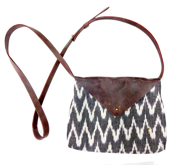 Black and Brown handcrafted -Triangle bags