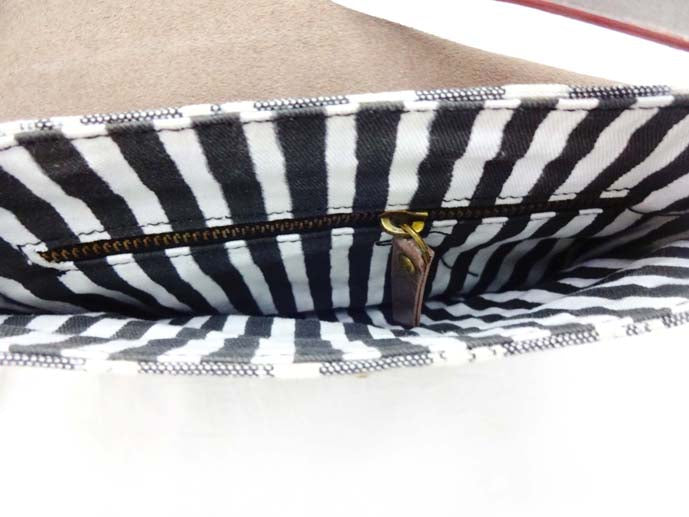 Black and Brown handcrafted -Triangle bags