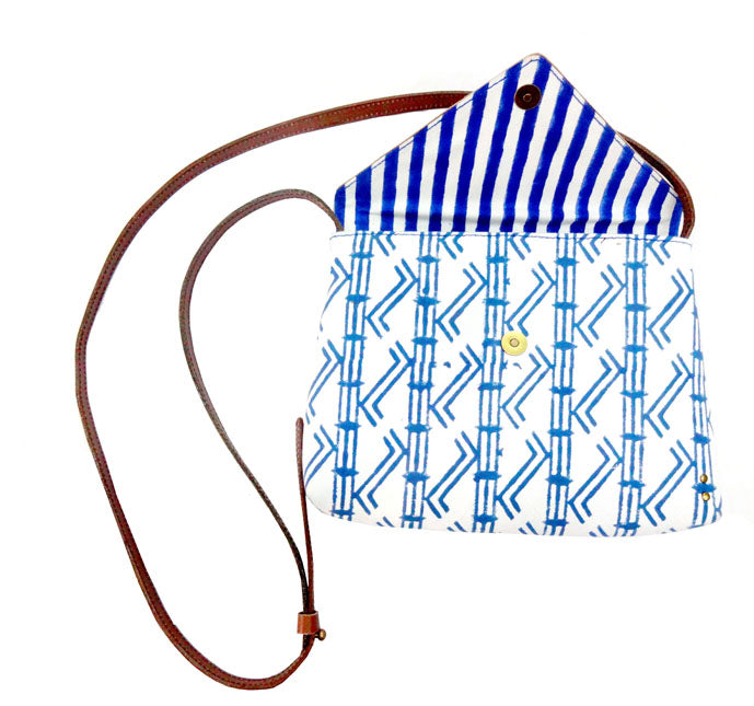 Hand Block Printed -Triangle bags