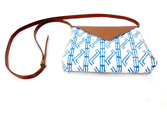Hand Block Printed -Triangle bags