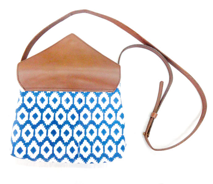 Hand Block Printed -Triangle bags