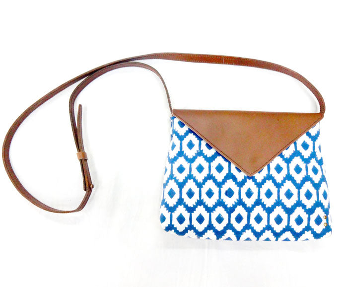 Hand Block Printed -Triangle bags