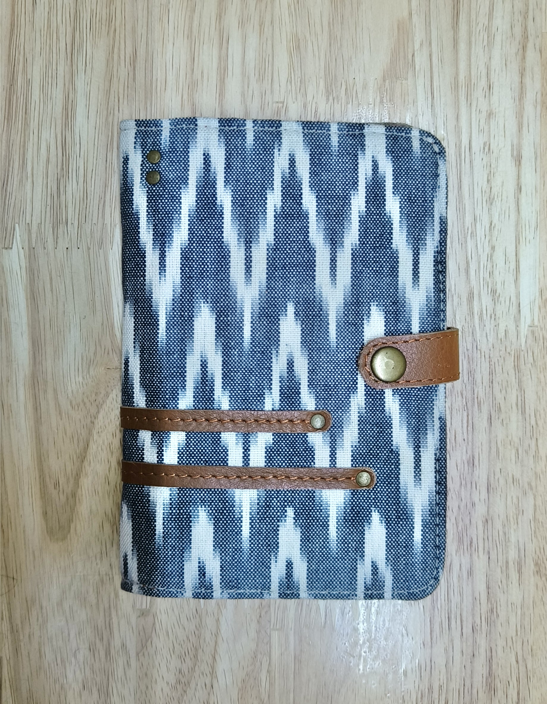 GREY Ikat Handcrafted - Meraki Passport Cover