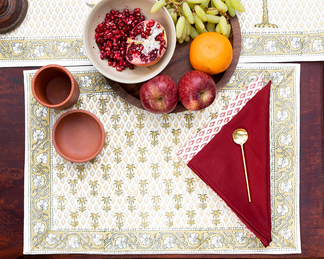 Jumeriah Handcrafted Table Linen Gift Box