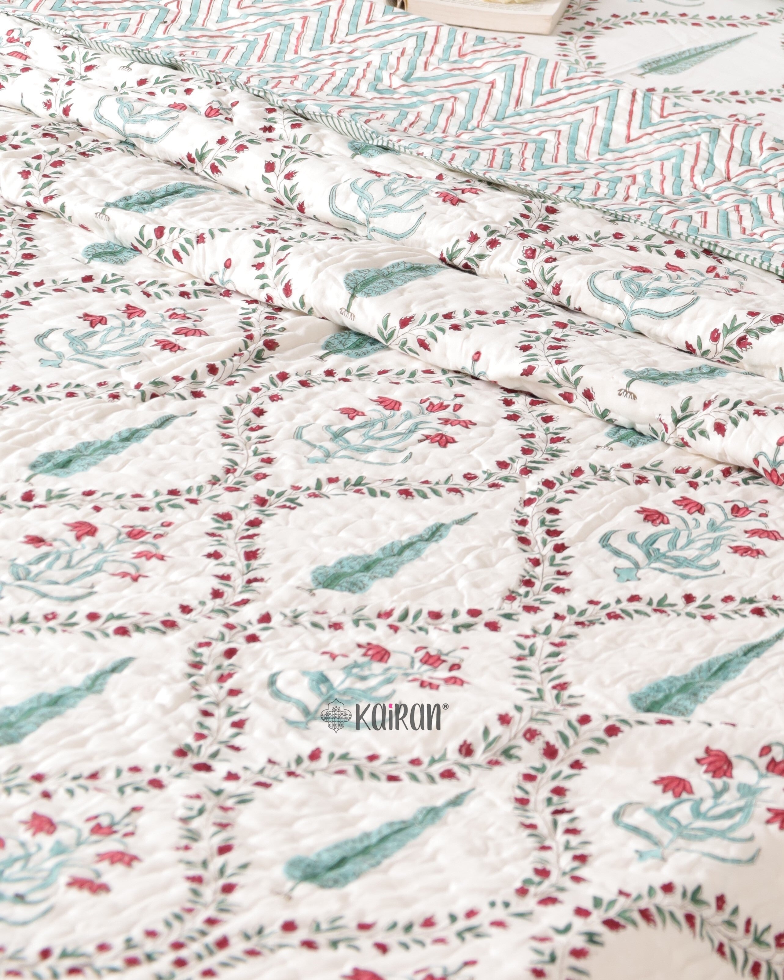 AGRA HAND BLOCK PRINTED QUILT