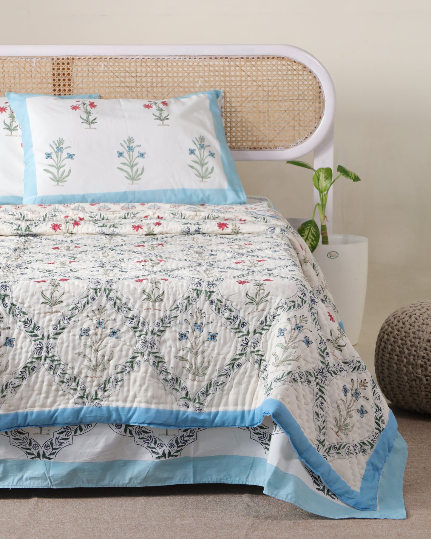 AMRITSAR HAND BLOCK PRINTED BEDDING SET