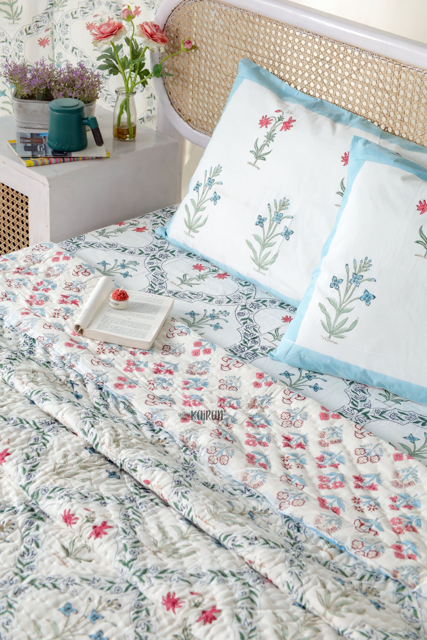 AMRITSAR HAND BLOCK PRINTED BEDDING SET