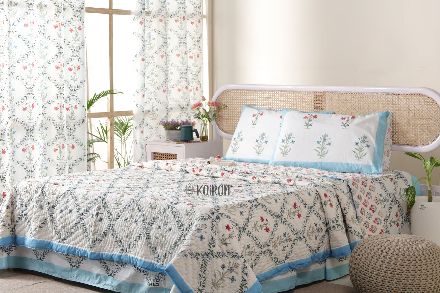 AMRITSAR HAND BLOCK PRINTED BEDDING SET