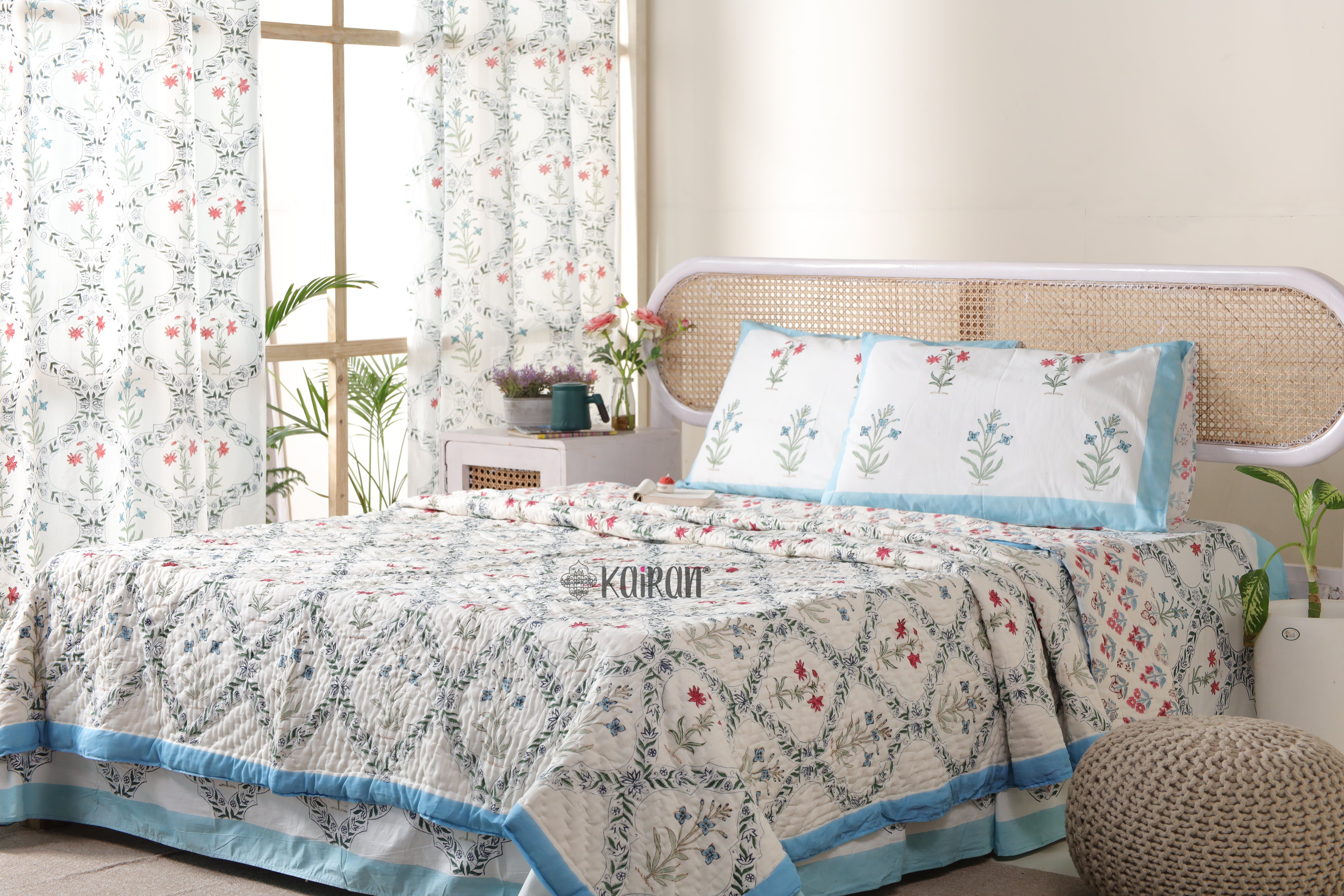 AMRITSAR HAND BLOCK PRINTED BEDDING SET