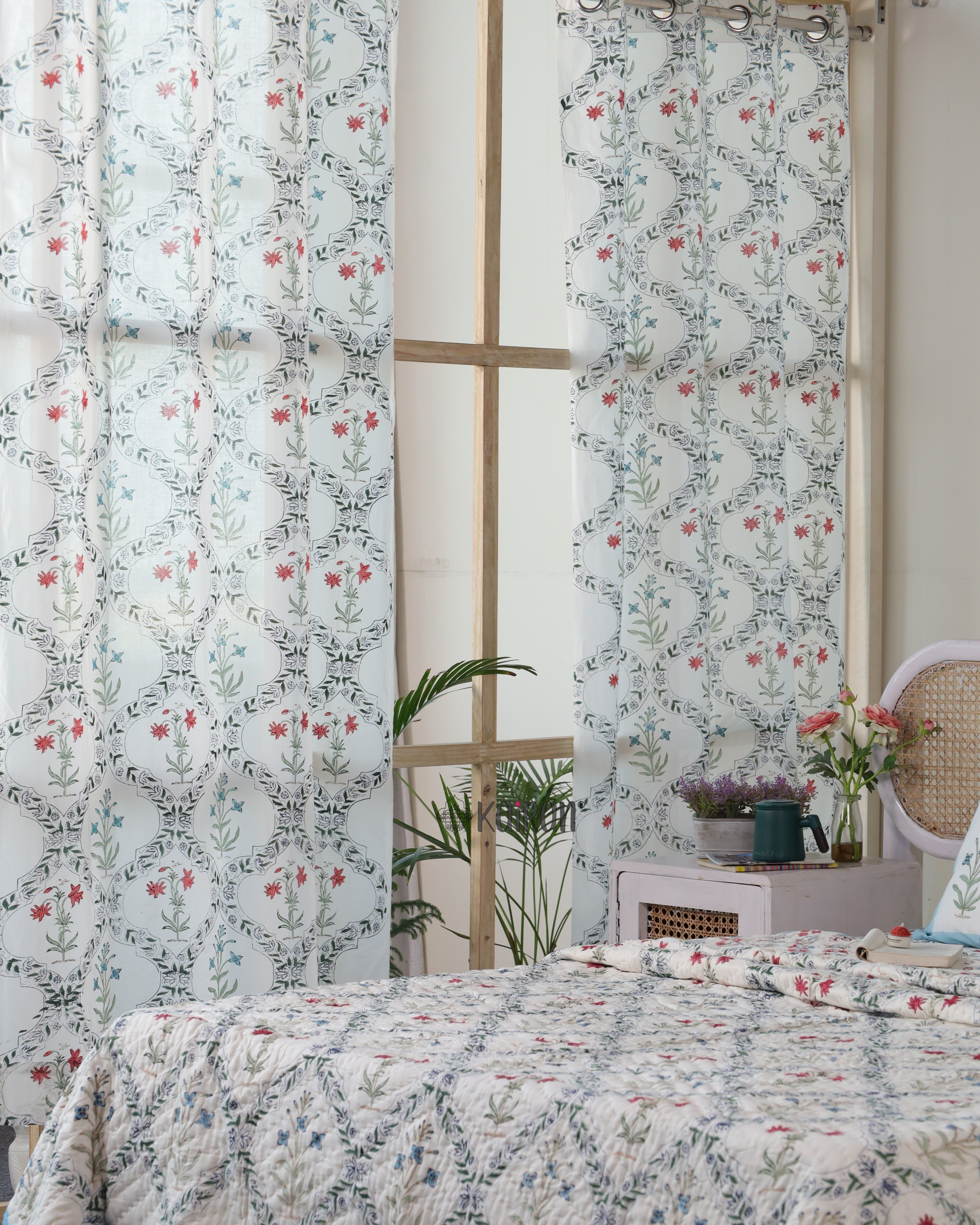 AMRITSAR HAND BLOCK PRINTED CURTAINS