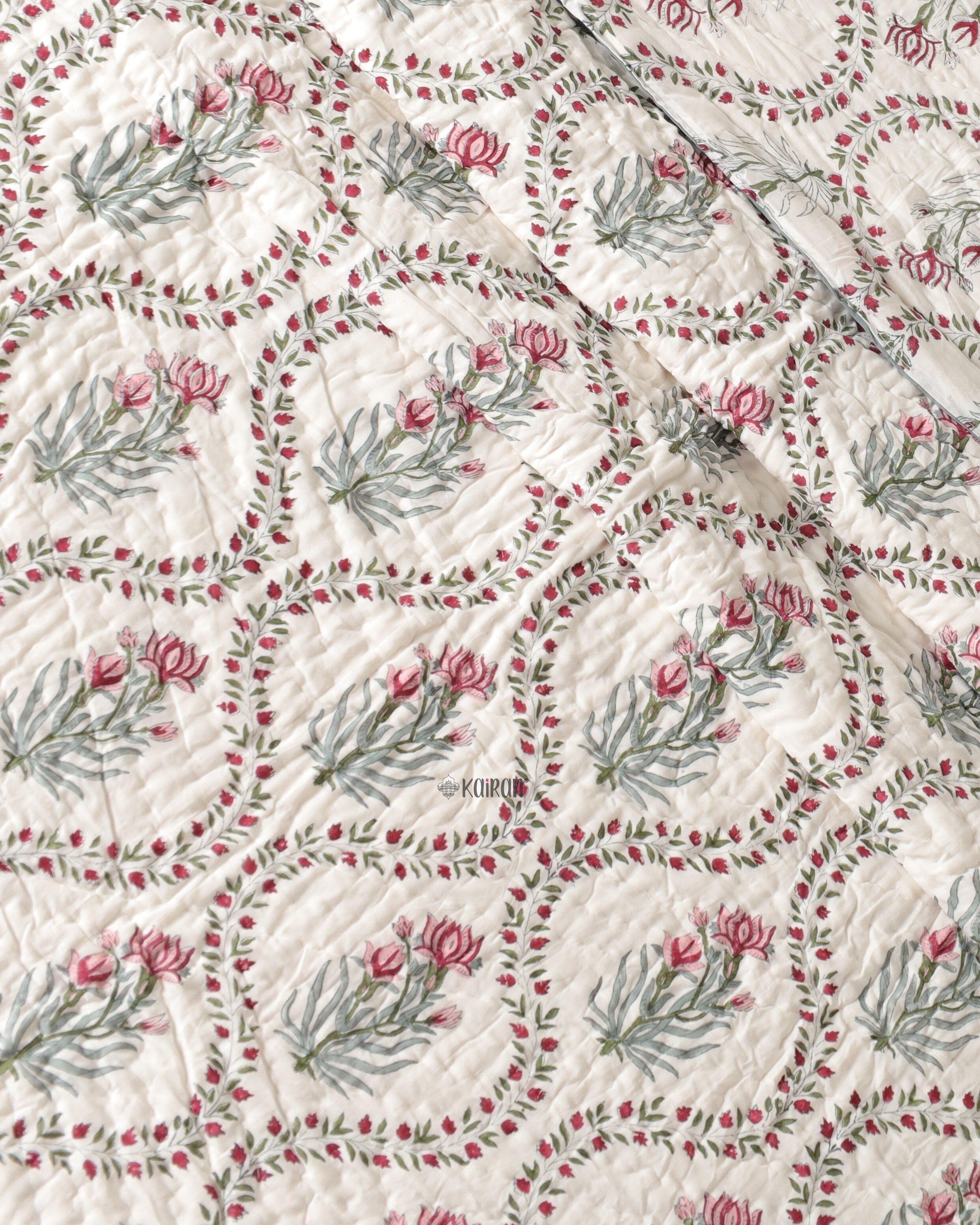 BANARAS HAND BLOCK PRINTED QUILT