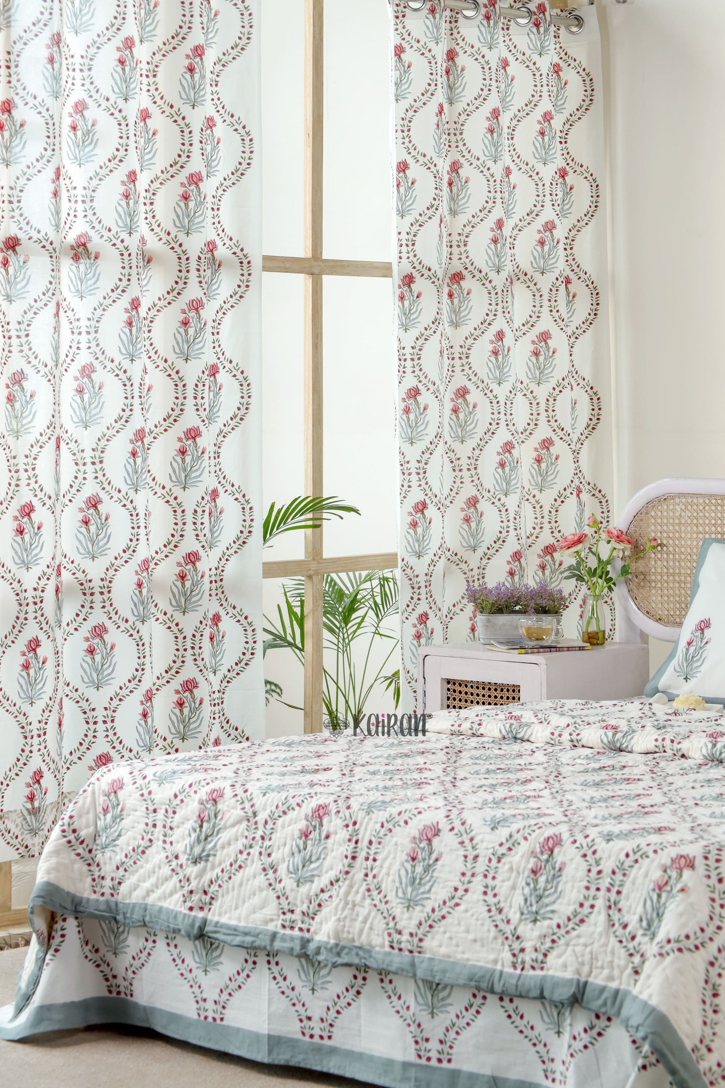 BANARAS HAND BLOCK PRINTED CURTAINS