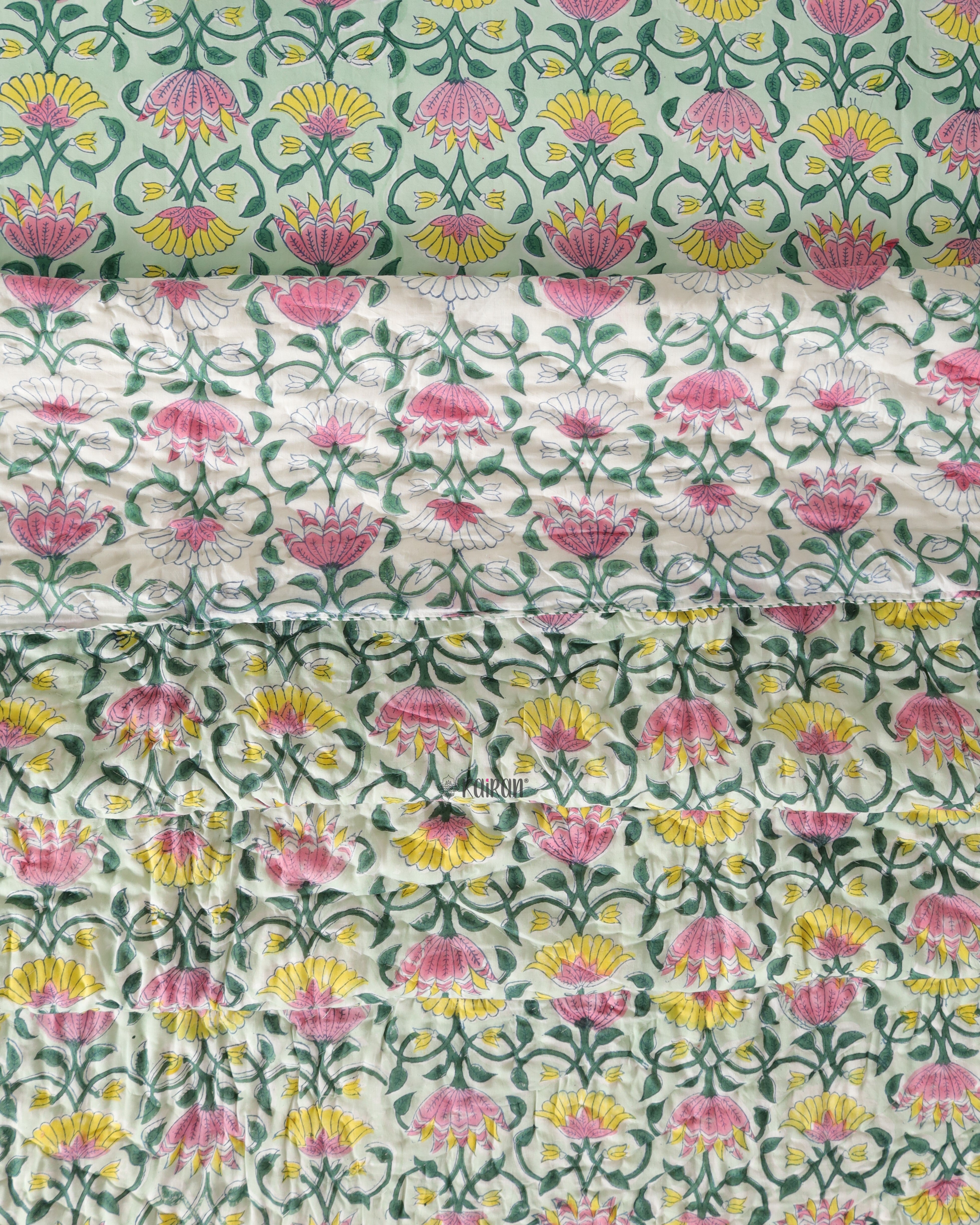 BAREILLY HAND BLOCK PRINTED QUILT
