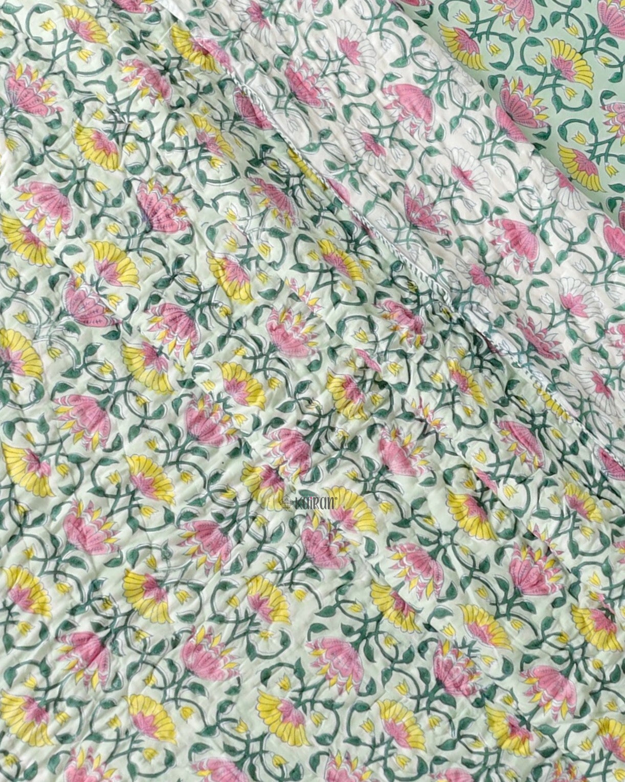 BAREILLY HAND BLOCK PRINTED QUILT