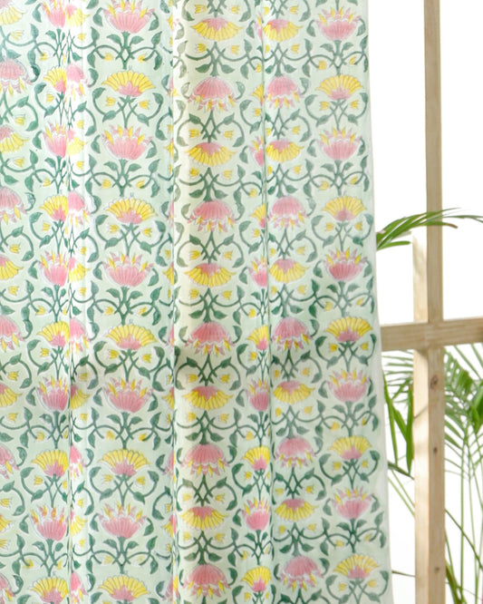 BAREILLY HAND BLOCK PRINTED CURTAINS