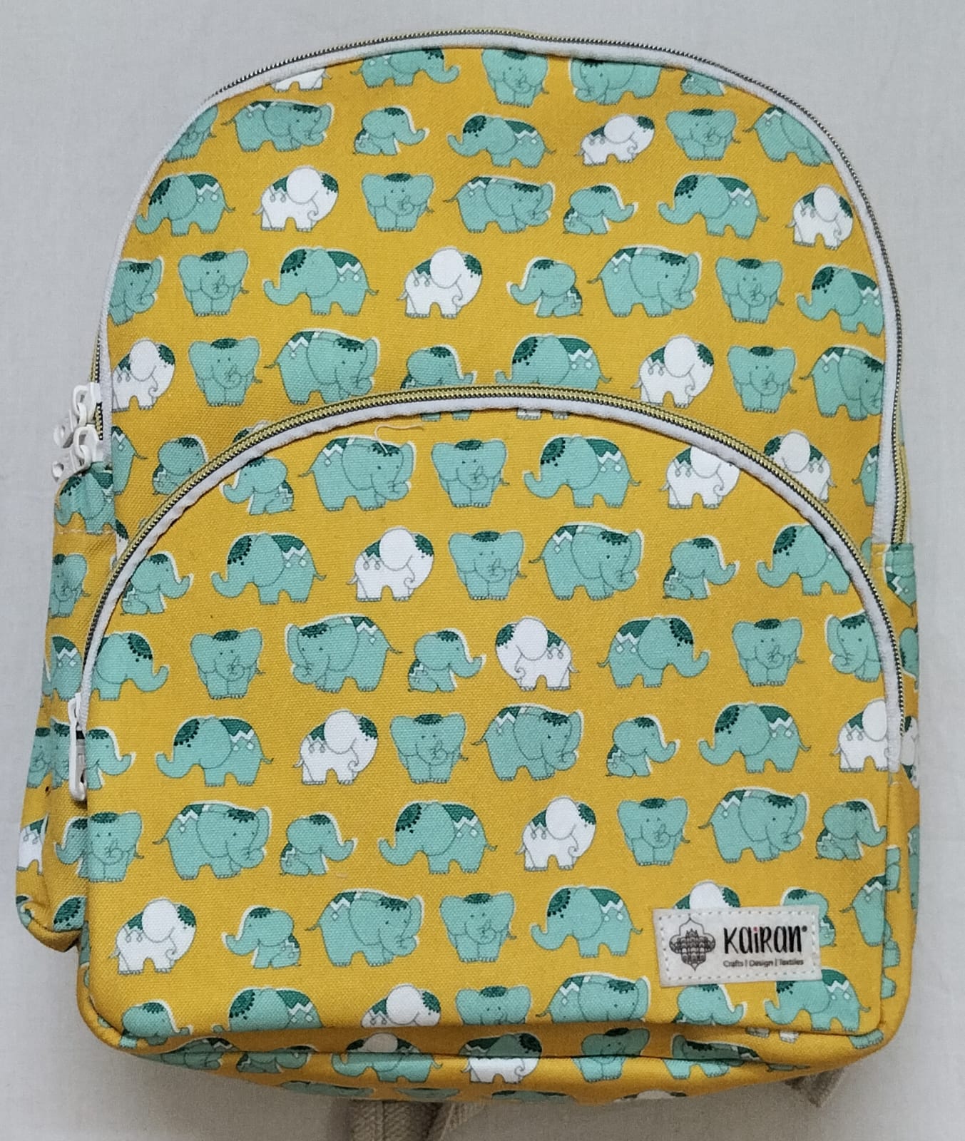 Backpack Elephants Print Personalized Bag