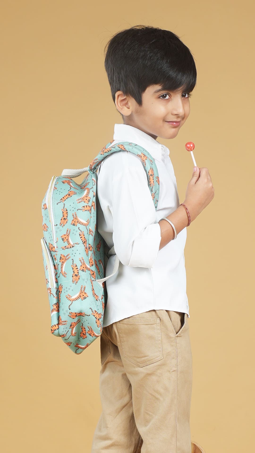 Backpack Little Tiger Print Personalized Bag